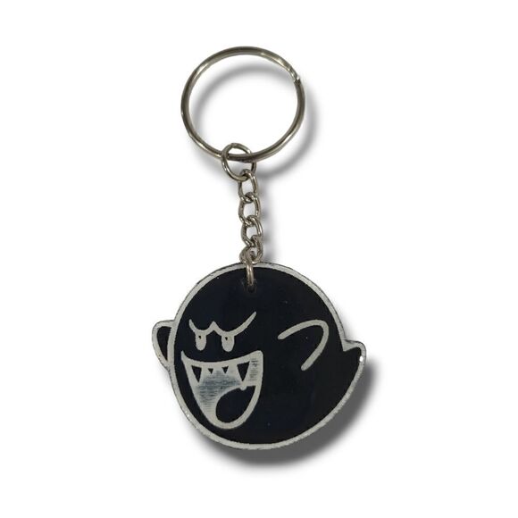 ♡Alex_Boutique♡ Accessories - Super Mario Boo Ghost Keychain (Z135)